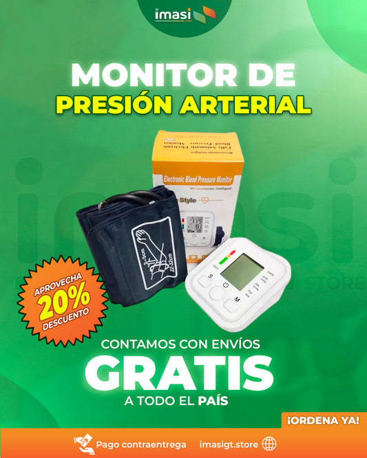 Monitor de Presión Arterial SaludVital™ | Monitorea tu Salud en Casa con Precisión Médica – ¡Fácil, Rápido y Confiable!